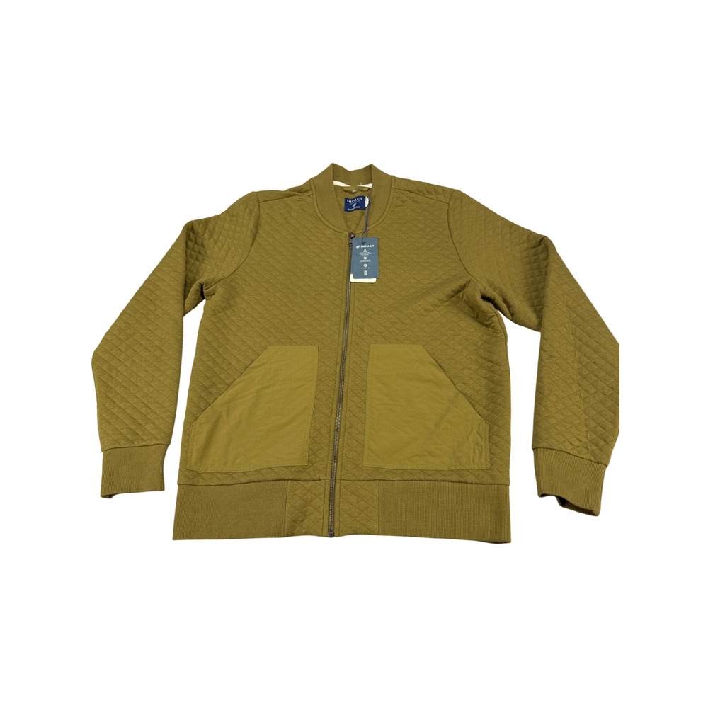 United by Blue Mens Impact Quilted Bomber Jacket Rosemary Green Medium MARP $79